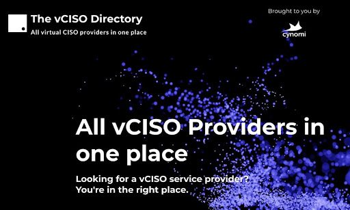 First Directory of Virtual CISO Providers Launched by Cynomi